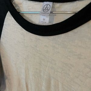 Alternative apparel baseball tee